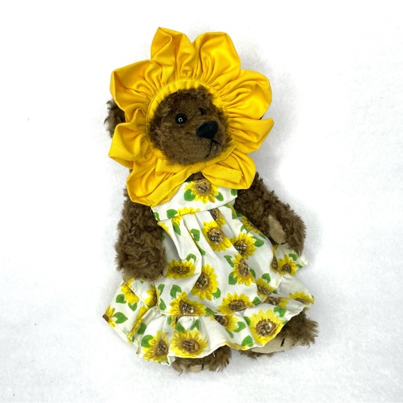 Ty Beanie Susannah Sunflower Bear Plush Teddy - Picture 4 of 12